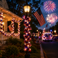 🎉American Flag & Star Red White Blue Fairy Lights