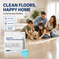 Multi-Effect Floor Cleaning Tablets, Fast Dissolving, No-Rinse Formula for Hardwood, Tile & All Floor Types