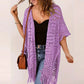 🌊 ✨ 2026 Openwork Open Front Cardigan with Fringes 🌴